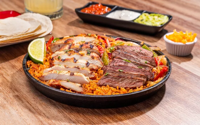 Chicken & Steak Fajita Combo
