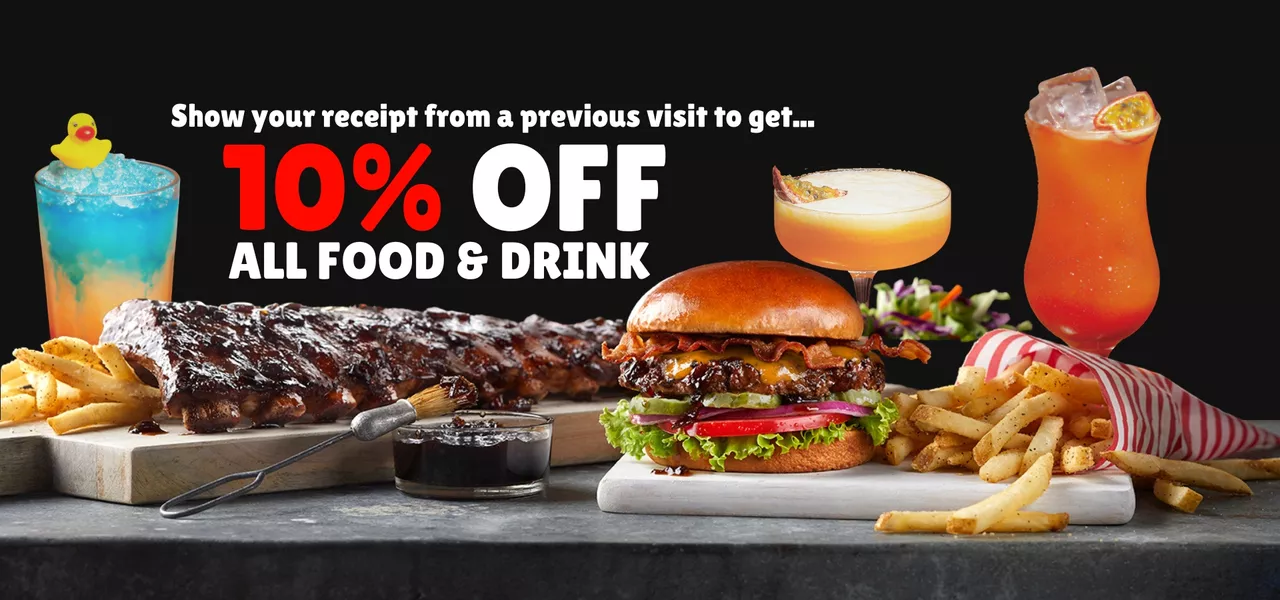 Selection of food and drink