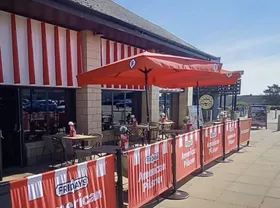 Leeds junction 27 outside seating