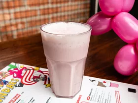 kids milkshake on table