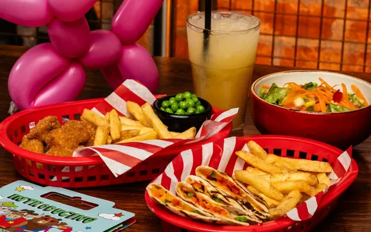 kids food selection on table